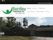 Tablet Screenshot of bentleychiropractic.com